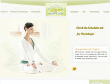 Tablet Screenshot of healingtreeyoga.com